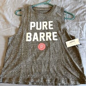 Pure Barre crop muscle tank